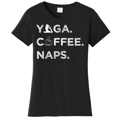 Yoga Coffee Naps Women's T-Shirt