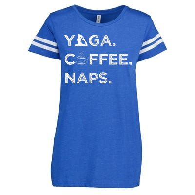 Yoga Coffee Naps Enza Ladies Jersey Football T-Shirt