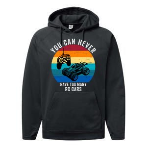 You Can Never Have Too Many Rc Cars Performance Fleece Hoodie