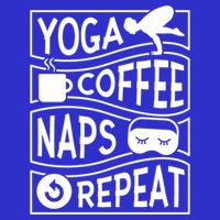 Yoga Coffee Naps Repeat I Like Coffee Who Loves Coffee Gift 16 in Basic Backpack