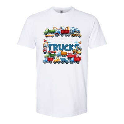 You Can Never Have Too Many Trucks Construction Trucks Boy Softstyle CVC T-Shirt