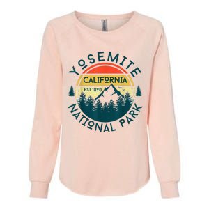 Yosemite California Nature Hiking Outdoors Travel Womens California Wash Sweatshirt