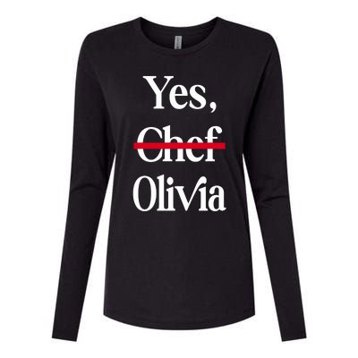 Yes Chef Olivia Womens Cotton Relaxed Long Sleeve T-Shirt