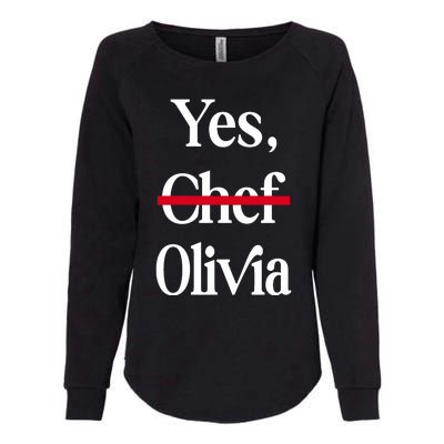 Yes Chef Olivia Womens California Wash Sweatshirt