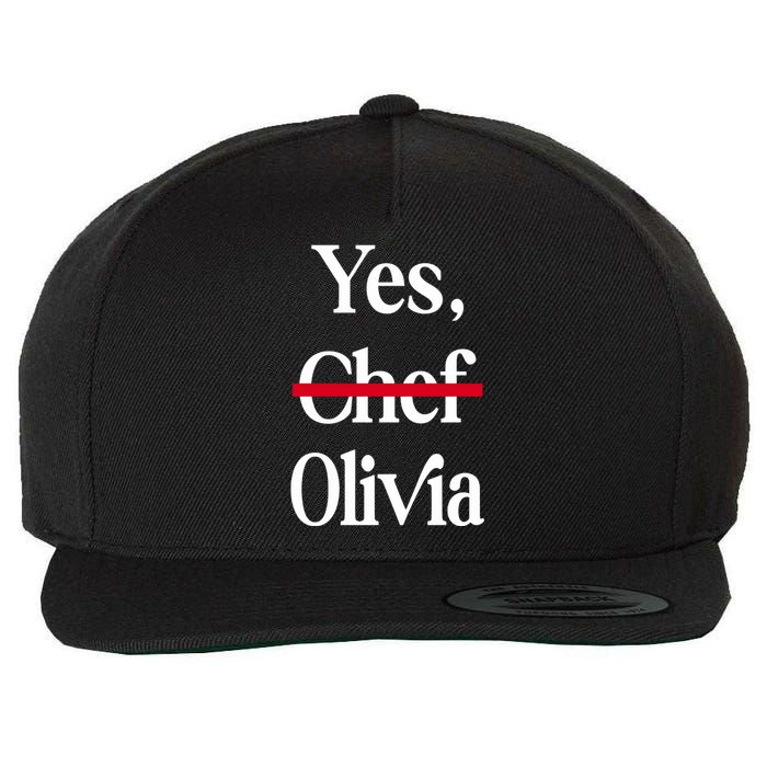 Yes Chef Olivia Wool Snapback Cap