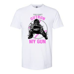 You CanT Outrun My Gun Softball Catcher Gift Softstyle CVC T-Shirt