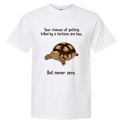 Your Chances Of Getting Killed By A Tortoise Are Low Garment-Dyed Heavyweight T-Shirt