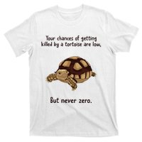 Your Chances Of Getting Killed By A Tortoise Are Low T-Shirt