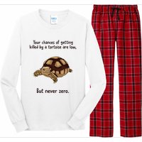 Your Chances Of Getting Killed By A Tortoise Are Low Long Sleeve Pajama Set