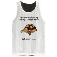 Your Chances Of Getting Killed By A Tortoise Are Low Mesh Reversible Basketball Jersey Tank