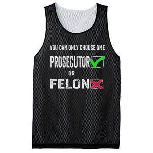 You Can Only Choose One Prosecutor Or Criminal Funny Voting Mesh Reversible Basketball Jersey Tank