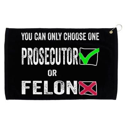 You Can Only Choose One Prosecutor Or Criminal Funny Voting Grommeted Golf Towel