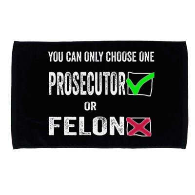 You Can Only Choose One Prosecutor Or Criminal Funny Voting Microfiber Hand Towel