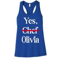 Yes Chef Olivia Women's Racerback Tank