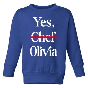 Yes Chef Olivia Toddler Sweatshirt