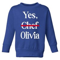 Yes Chef Olivia Toddler Sweatshirt