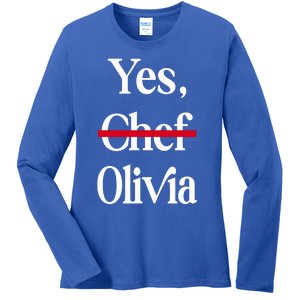 Yes Chef Olivia Ladies Long Sleeve Shirt