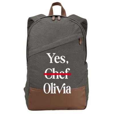 Yes Chef Olivia Cotton Canvas Backpack