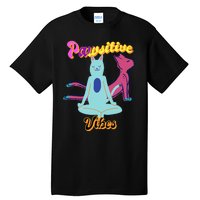 Yoga Cats Pawsitive Vibes Tall T-Shirt