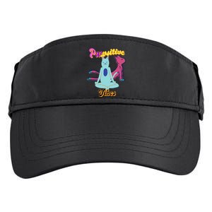 Yoga Cats Pawsitive Vibes Adult Drive Performance Visor