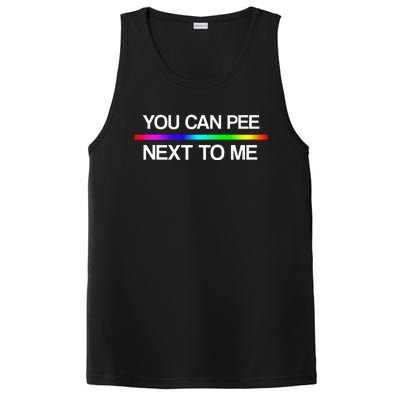 You Can Pee Next To Me Tran Rights Rainbow PosiCharge Competitor Tank