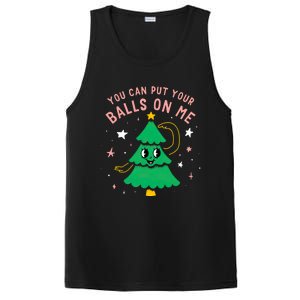 You Can Put Your Balls On Me Christmas Tree PosiCharge Competitor Tank