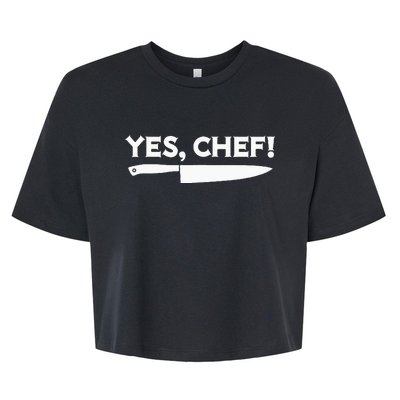 Yes Chef Professional Sous Chef Bella+Canvas Jersey Crop Tee