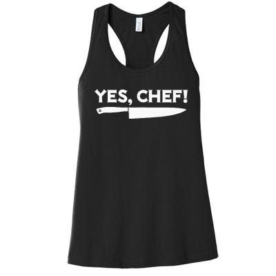 Yes Chef Professional Sous Chef Women's Racerback Tank