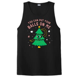 You Can Put Your Balls On Me Christmas Tree PosiCharge Competitor Tank