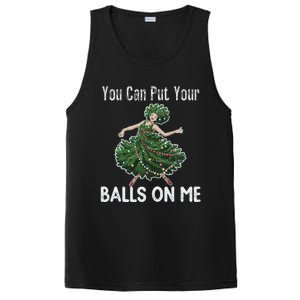 You Can Put Your Balls On Me Christmas Tree PosiCharge Competitor Tank