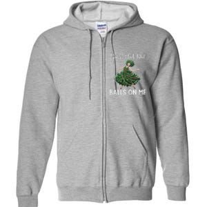 You Can Put Your Balls On Me Christmas Tree Full Zip Hoodie