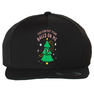 You Can Put Your Balls On Me Chrismast 2024 Wool Snapback Cap