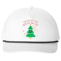 You Can Put Your Balls On Me Christmas Tree Snapback Five-Panel Rope Hat