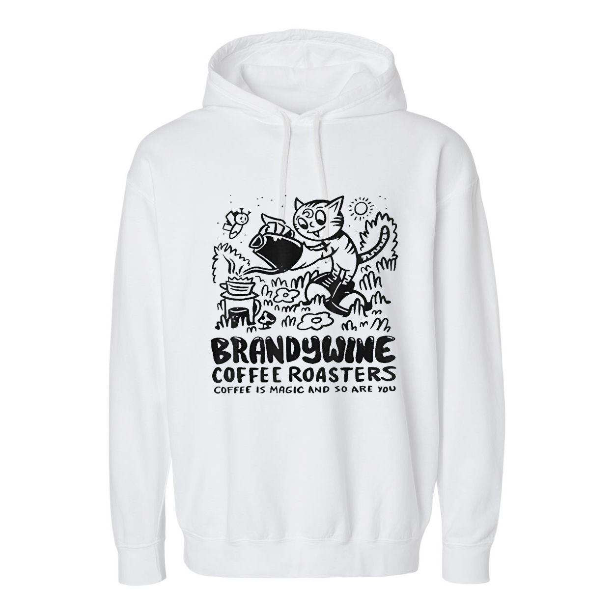 Ywine Coffee Roasters Garment-Dyed Fleece Hoodie