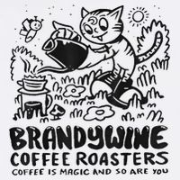 Ywine Coffee Roasters 11oz C Handle Ceramic Mug