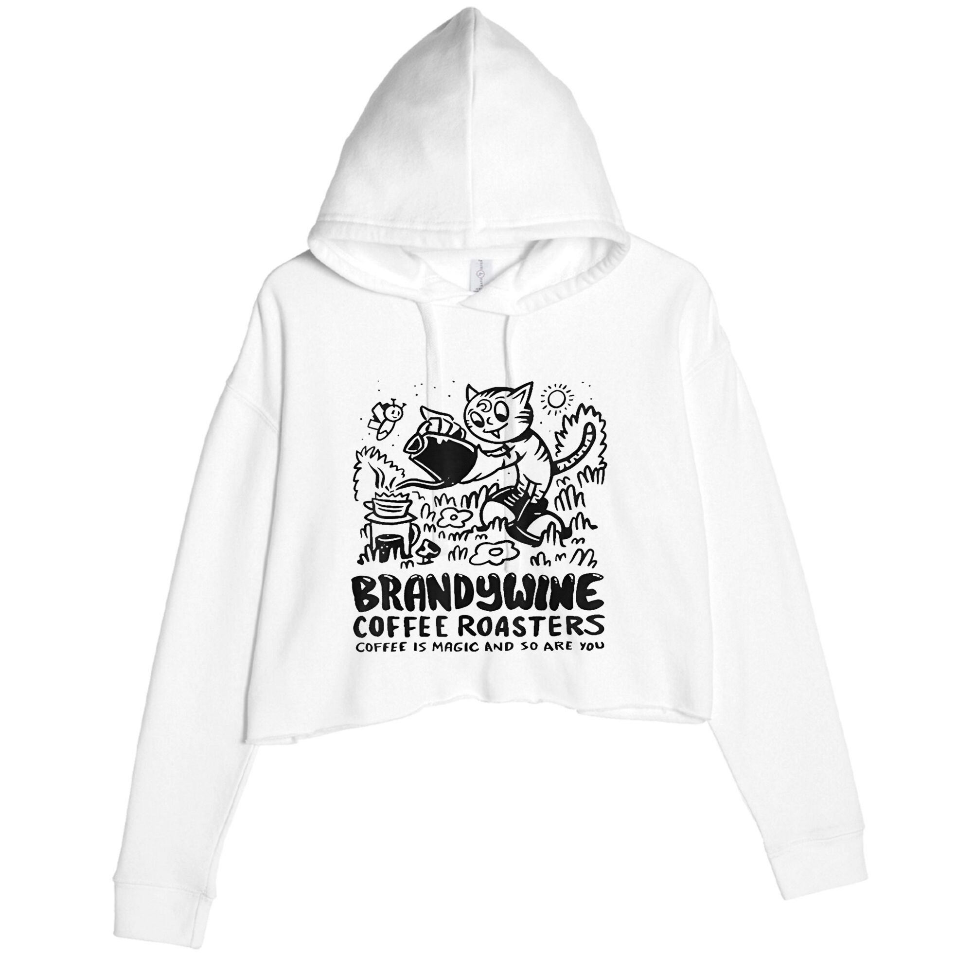 Ywine Coffee Roasters Crop Fleece Hoodie