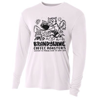 Ywine Coffee Roasters Cooling Performance Long Sleeve Crew