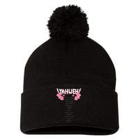 Yahweh Christian Religious YHWH Pom Pom 12in Knit Beanie