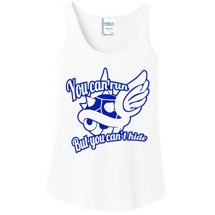 You Can Run But You Cant Hide Ladies Essential Tank