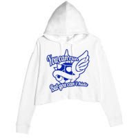 You Can Run But You Cant Hide Crop Fleece Hoodie