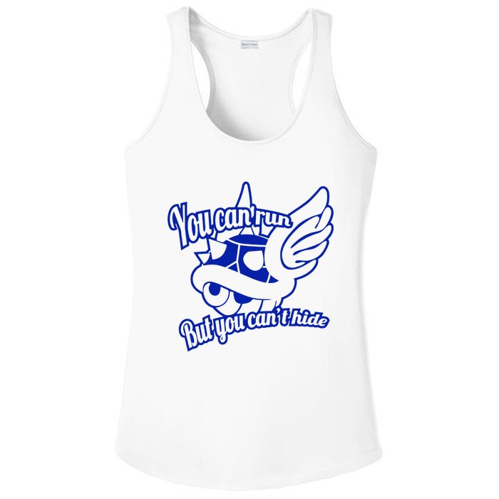 You Can Run But You Cant Hide Ladies PosiCharge Competitor Racerback Tank