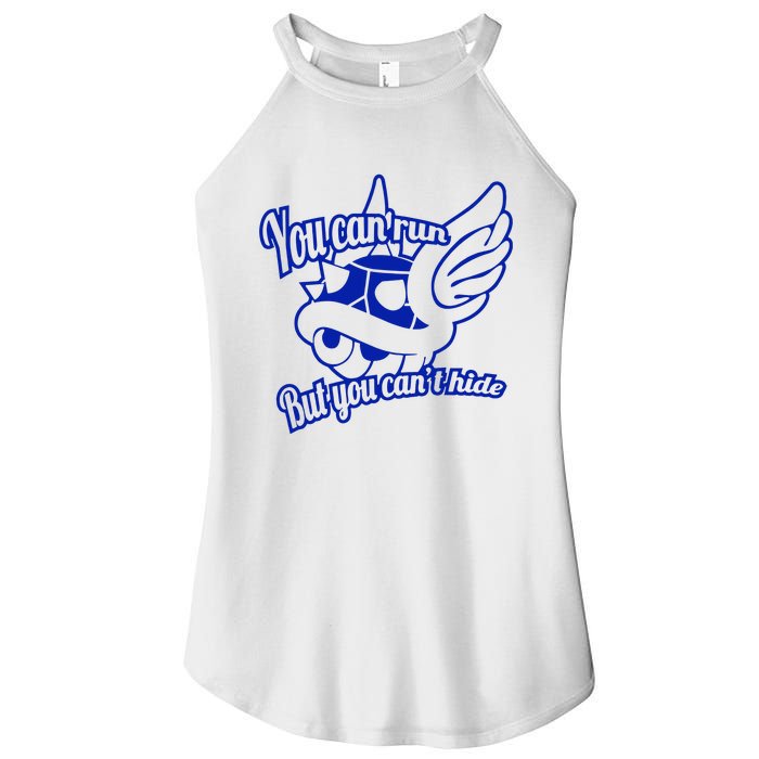 You Can Run But You Cant Hide Women's Perfect Tri Rocker Tank