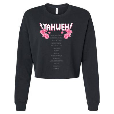 Yahweh Christian Religious Yhwh Cropped Pullover Crew