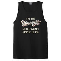 Youngest Child Rules Dont Apply To Me Funny Sibling PosiCharge Competitor Tank