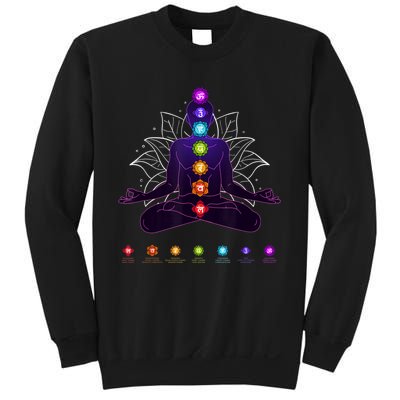 Yoga Chakra Spiritual Body System Meditation Sweatshirt