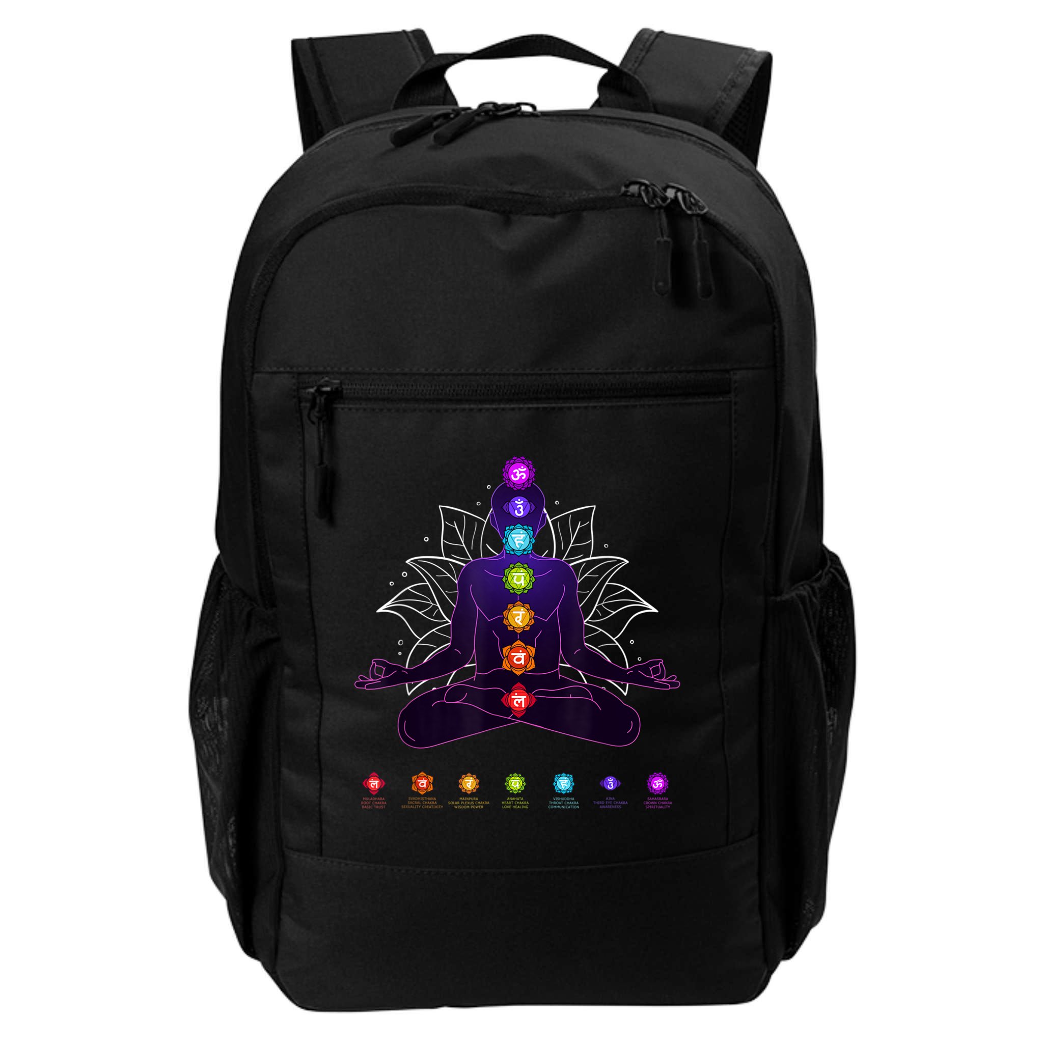 Yoga Chakra Spiritual Body System Meditation Backpack