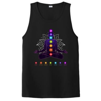 Yoga Chakra Spiritual Body System Meditation PosiCharge Competitor Tank