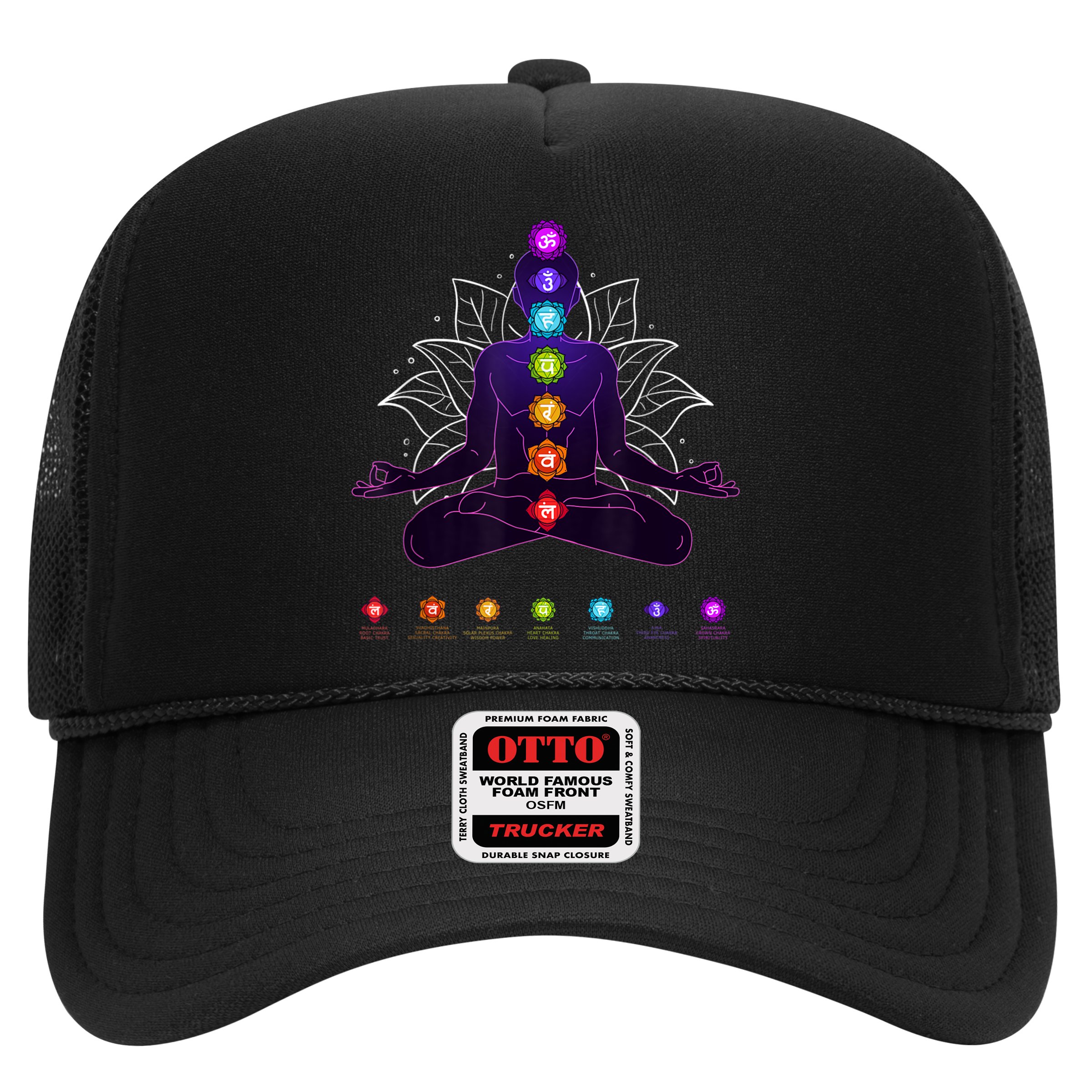 Yoga Chakra Spiritual Body System Meditation Hat