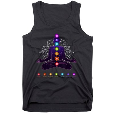 Yoga Chakra Spiritual Body System Meditation Tank Top