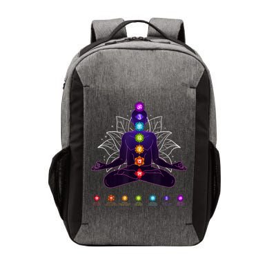 Yoga Chakra Spiritual Body System Meditation Vector Backpack
